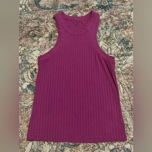 FP movement by Free People Blissed Out Ribbed Tank Cactus Flower XS